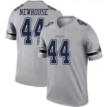 Gray Men's Robert Newhouse Dallas Cowboys Legend Inverted Jersey