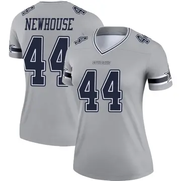 Gray Women's Robert Newhouse Dallas Cowboys Legend Inverted Jersey