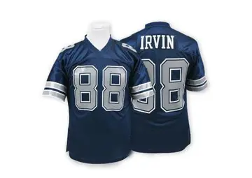 Navy Blue Men's Michael Irvin Dallas Cowboys Authentic Mitchell And Ness Throwback Jersey
