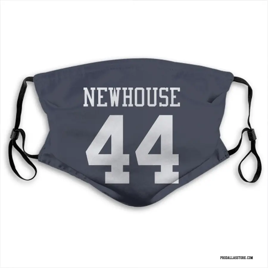 Robert Newhouse Name & Number Navy Dallas Cowboys Face Mask